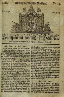 Correspondent von und fuer Schlesien. 1822, No. 19 (6 März)