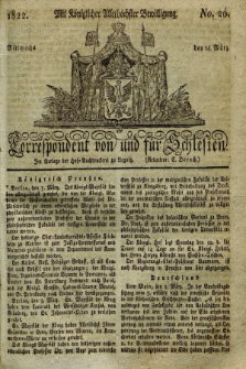 Correspondent von und fuer Schlesien. 1822, No. 21 (13 März)