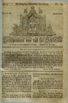 Correspondent von und fuer Schlesien. 1822, No. 24 (23 März)