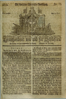 Correspondent von und fuer Schlesien. 1822, No. 35 (1 Mai)