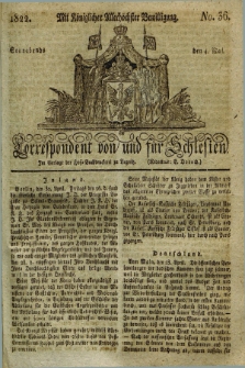 Correspondent von und fuer Schlesien. 1822, No. 36 (4 Mai)