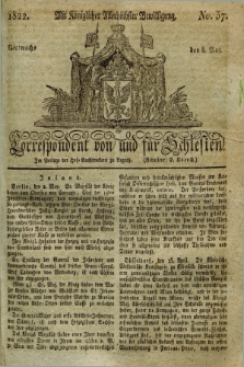 Correspondent von und fuer Schlesien. 1822, No. 37 (8 Mai)