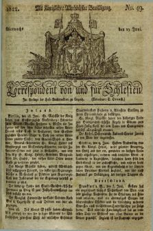 Correspondent von und fuer Schlesien. 1822, No. 49 (19 Juni)