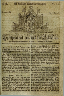 Correspondent von und fuer Schlesien. 1822, No. 62 (3 August)