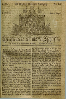 Correspondent von und fuer Schlesien. 1822, No. 68 (24 August)