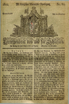 Correspondent von und fuer Schlesien. 1822, No. 82 (12 October)