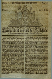 Correspondent von und fuer Schlesien. 1822, No. 95 (27 November)