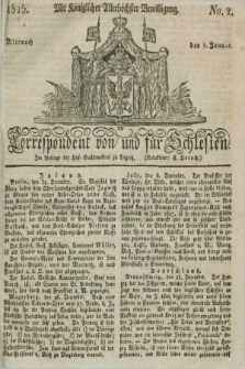 Correspondent von und fuer Schlesien. 1825, No. 2 (5 Januar)