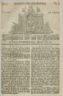 Correspondent von und fuer Schlesien. 1825, No. 5 (15 Januar)