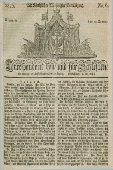 Correspondent von und fuer Schlesien. 1825, No. 6 (19 Januar)