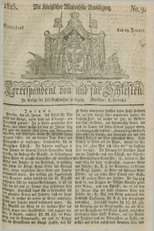 Correspondent von und fuer Schlesien. 1825, No. 9 (29 Januar)