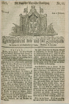 Correspondent von und fuer Schlesien. 1825, No. 10 (2 Februar) + dod.