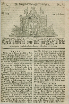 Correspondent von und fuer Schlesien. 1825, No. 14 (16 Februar)