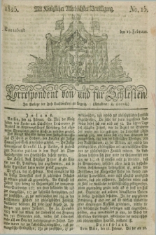 Correspondent von und fuer Schlesien. 1825, No. 15 (19 Februar)