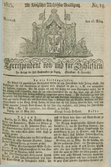 Correspondent von und fuer Schlesien. 1825, No. 24 (23 März)