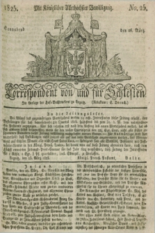 Correspondent von und fuer Schlesien. 1825, No. 25 (26 März)