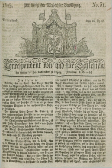 Correspondent von und fuer Schlesien. 1825, No. 31 (16 April)