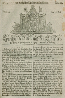 Correspondent von und fuer Schlesien. 1825, No. 42 (25 Mai) + dod.