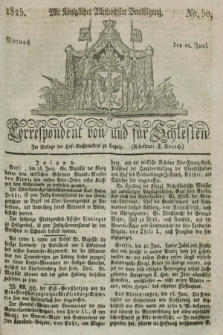 Correspondent von und fuer Schlesien. 1825, No. 50 (22 Juni) + dod.