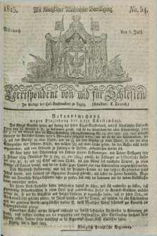 Correspondent von und fuer Schlesien. 1825, No. 54 (6 Juli) + dod.