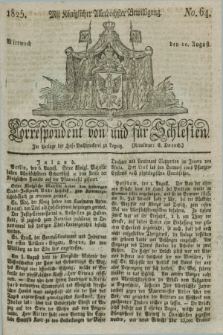 Correspondent von und fuer Schlesien. 1825, No. 64 (10 August) + dod.