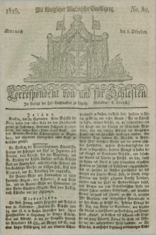 Correspondent von und fuer Schlesien. 1825, No. 80 (5 October) + dod.