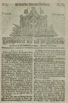 Correspondent von und fuer Schlesien. 1825, No. 81 (8 October)