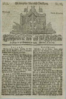 Correspondent von und fuer Schlesien. 1825, No. 86 (26 October) + dod.