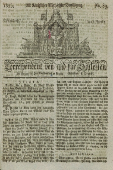 Correspondent von und fuer Schlesien. 1825, No. 89 (5 November)