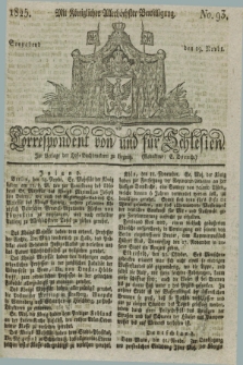 Correspondent von und fuer Schlesien. 1825, No. 93 (19 November)