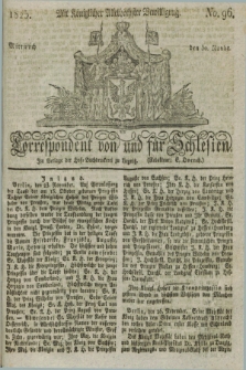 Correspondent von und fuer Schlesien. 1825, No. 96 (30 November) + dod.