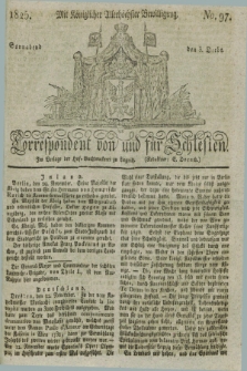 Correspondent von und fuer Schlesien. 1825, No. 97 (3 December)