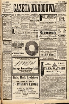 Gazeta Narodowa. 1882, nr 239