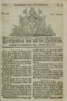 Correspondent von und fuer Schlesien. 1826, No. 3 (11 Januar) + dod.
