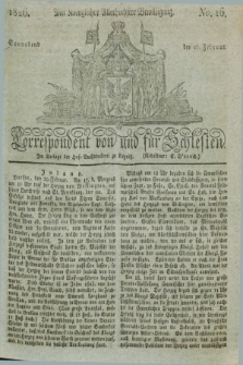 Correspondent von und fuer Schlesien. 1826, No. 16 (25 Februar)