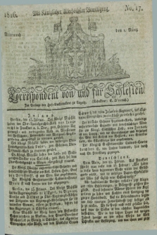 Correspondent von und fuer Schlesien. 1826, No. 17 (1 März) + dod.