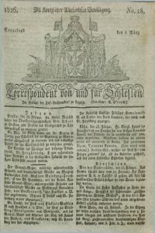 Correspondent von und fuer Schlesien. 1826, No. 18 (4 März)