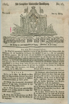 Correspondent von und fuer Schlesien. 1826, No. 25 (29 März) + dod.