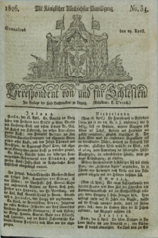 Correspondent von und fuer Schlesien. 1826, No. 34 (29 April)