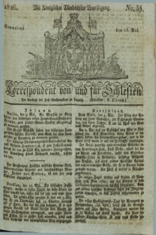 Correspondent von und fuer Schlesien. 1826, No. 38 (13 Mai)