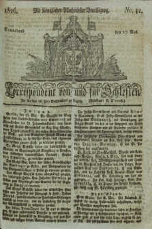 Correspondent von und fuer Schlesien. 1826, No. 42 (27 Mai)
