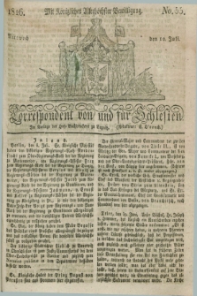 Correspondent von und fuer Schlesien. 1826, No. 55 (12 Juli) + dod.