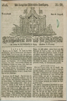 Correspondent von und fuer Schlesien. 1826, No. 68 (26 August)