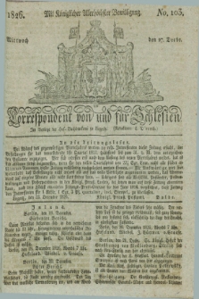 Correspondent von und fuer Schlesien. 1826, No. 103 (27 December)