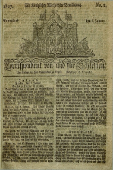 Correspondent von und fuer Schlesien. 1827, No. 2 (6 Januar)