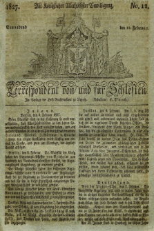 Correspondent von und fuer Schlesien. 1827, No. 12 (10 Februar)
