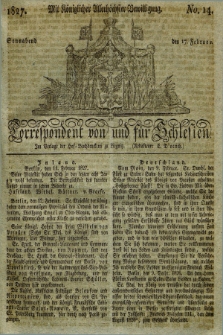 Correspondent von und fuer Schlesien. 1827, No. 14 (17 Februar)