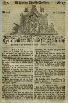 Correspondent von und fuer Schlesien. 1827, No. 17 (28 Februar) + dod.