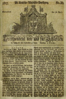 Correspondent von und fuer Schlesien. 1827, No. 30 (14 April)