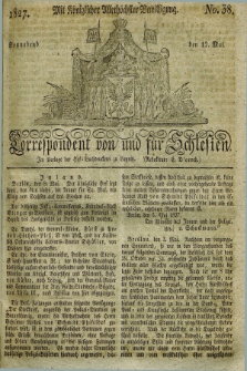 Correspondent von und fuer Schlesien. 1827, No. 38 (12 Mai)